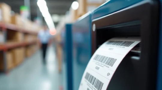 linerless printer